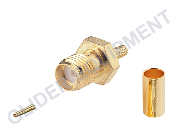 SMA female crimp Koax Stecker RG174 [CX-